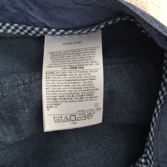 Banana Republic Aiden Shorts - Size 32 - Navy Shorts - Picture 6 of 7